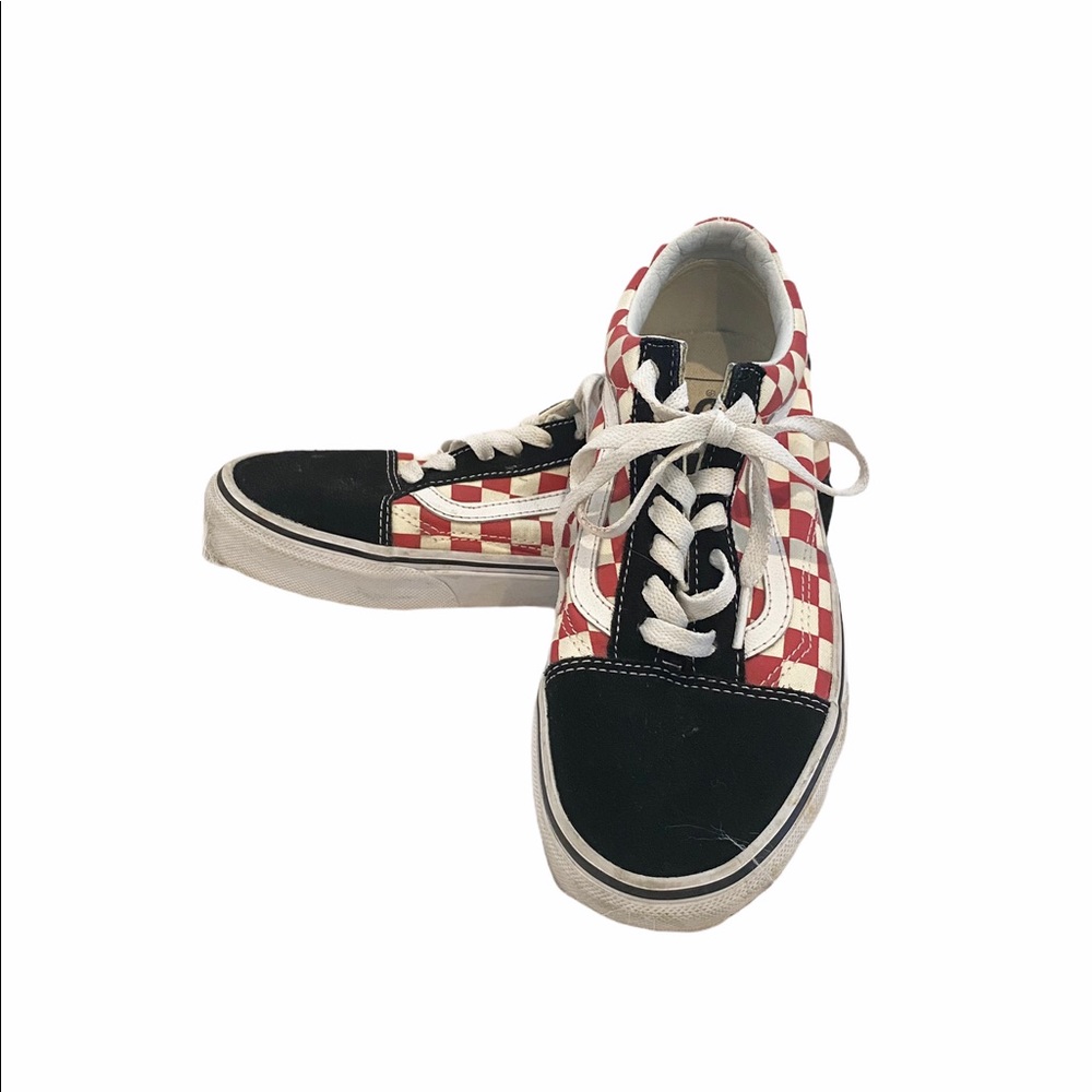 Vans Old Skool Sketch Checkerboard Skate Shoe 7.5
